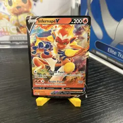 Pokemon TCG Infernape V Sword & Shield Swsh252 Holo Promo - Image 1