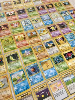 Complete Base Set Non Holos 17-102 Pokemon Cards Vintage Pokemon WOTC TCG 1999 - Image 2