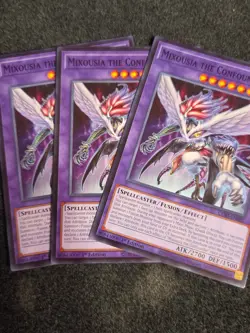 Yugioh! 3x Mixousia the Confounder CORI-EN085 CHAOS ORIGINS In Hand - Image 1