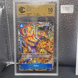 Carte One Piece TCG - SABO OP10-049 TR - French - CCC Grading 10 Gold - Image 2