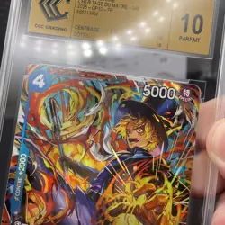Carte One Piece TCG - SABO OP10-049 TR - French - CCC Grading 10 Gold - Image 4