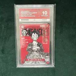 One Piece Monkey D Luffy ST21-014 Magazine Promo Card Japan Exclusive Ace 10 - Image 2