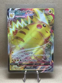 2023 Pokemon Card **Pikachu Vmax** Black Star Promo SWSH286 - Full Art Rare Holo - Image 1