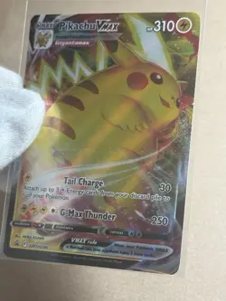 2023 Pokemon Card **Pikachu Vmax** Black Star Promo SWSH286 - Full Art Rare Holo - Image 3