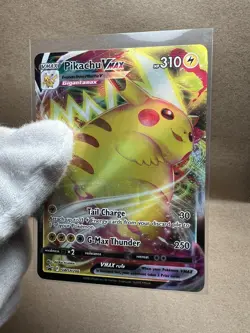 2023 Pokemon Card **Pikachu Vmax** Black Star Promo SWSH286 - Full Art Rare Holo - Image 4