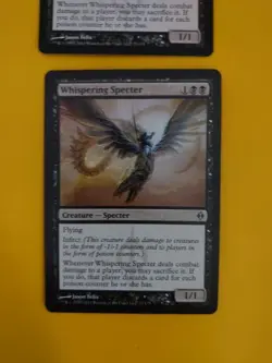 Whispering Specter x2 New Phyrexia. Magic the Gathering 2 Card. - Image 2