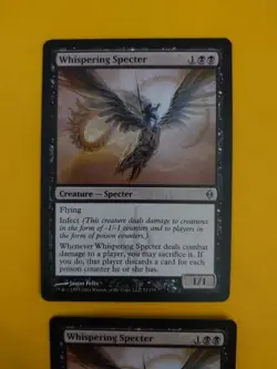 Whispering Specter x2 New Phyrexia. Magic the Gathering 2 Card. - Image 3