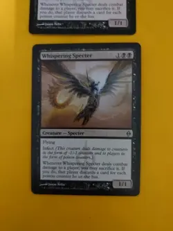Whispering Specter x2 New Phyrexia. Magic the Gathering 2 Card. - Image 5