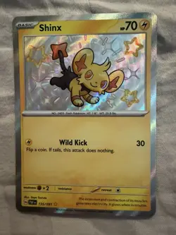 Pokemon TCG - Shinx 135/091 Paldean Fates Baby Shiny Holo Rare - Image 1