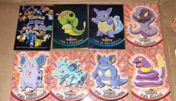 LOT (22) Topps Pokemon Cards with 3 Holos - Image 1