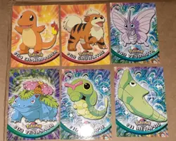 LOT (22) Topps Pokemon Cards with 3 Holos - Image 5