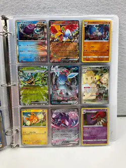 99 Pokemon TCG Card Lot with Binder Mixed Cards Collection English and Japanese - Image 3