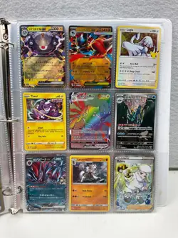 99 Pokemon TCG Card Lot with Binder Mixed Cards Collection English and Japanese - Image 4