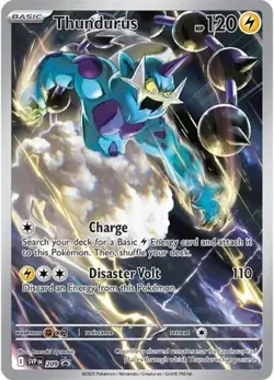 Thundurus (#209) - Holofoil SV - Scarlet & Violet Promo Cards LP Pokemon - Image 1