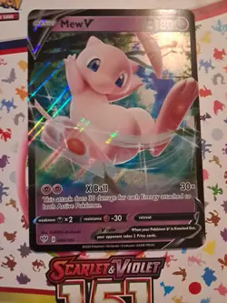 The Pokemon Company Mew V 069/189 Jumbo Cards Promo Holo 180 HP EN - Image 3