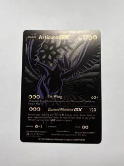 Black Foil Articuno GX Limited Edition Fan Art Display Card! 170HP NM/M - Image 1