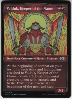 Valduk, Keeper of the Flame March of the Machine Foil Magic: The Gathering - Image 1