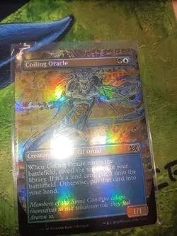 Coiling Oracle (Borderless) 375 Double Masters 2022 Magic: The Gathering Foil NM - Image 1
