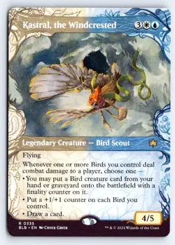 Kastral, the Windcrested (Showcase) 335 Rare Bloomburrow Magic: The Gathering NM - Image 1