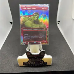 Hulk, Always Angry (Borderless) R Commander: Marvel Super Heroes 502 NM FOIL - Image 1