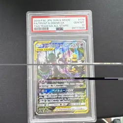Pokemon 2019 Japanese Trevenant & Dusknoir GX 179/173 FA Holo TAG TEAM PSA 10 - Image 1