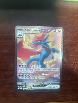 POKEMON JOURNEY TOGETHER SALAMENCE EX 187/159 SIR SPECIAL ILLUSTRATION RARE - Image 1