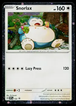 Snorlax 122 Promo Scarlet & Violet Pokemon Near Mint - Image 1