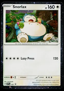 Snorlax 122 Promo Scarlet & Violet Pokemon Near Mint - Image 1