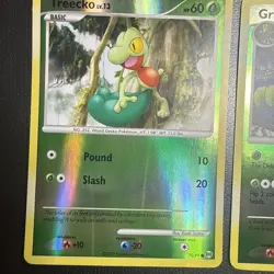 Treecko And Grovyle Reverse Holo Pokemon 2008 Stormfront And Platinum Arceus NM - Image 2