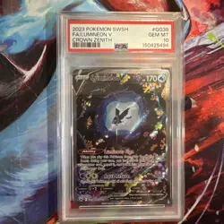 2023 POKEMON SWORD & SHIELD CROWN ZENITH #GG39 FULL ART/LUMINEON V PSA 10 - Image 1