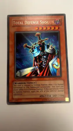 Yu-Gi-Oh Total Defense Shogun CT1-EN001 Super Rare Misprint Error LP-PL - Image 1