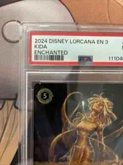 Disney Lorcana Kida Protector of Atlantis 206/204 Enchanted PSA 9 MINT Inklands - Image 2