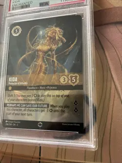 Disney Lorcana Kida Protector of Atlantis 206/204 Enchanted PSA 9 MINT Inklands - Image 4