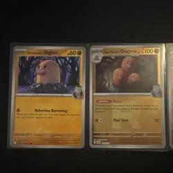 Pokemon TCG Team Rocket's Diglett & Dugtrio Lot - Image 2