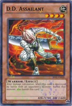 Yu-Gi-Oh Card - BP02-EN028 - D.D. ASSAILANT (mosaic rare) - NM/Mint - Image 1