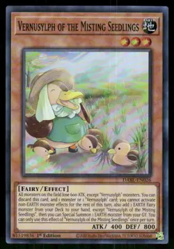 Vernusylph of the Misting Seedlings DABL-EN026 DB Yu-Gi-Oh 1st Edition NM - Image 1
