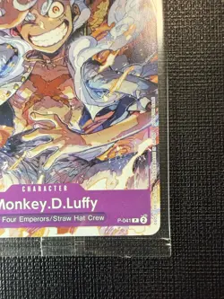 Bandai One Piece TCG Monkey D. Luffy P-041 Promo ENGLISH SEALED - Image 5