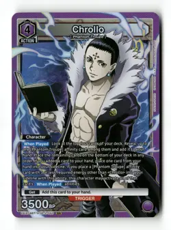 Chrollo Holo Super Rare UEX04BT: HUNTER X HUNTER Vol.2 UEX04BT/HTR-2-050 NM NM - Image 1