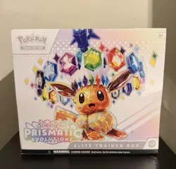 Pokemon Scarlet And Violet Prismatic Evolutions Elite Trainer Box ETB Brand New! - Image 1