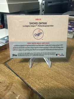 2025 Topps Chrome Platinum Shohei Ohtani Refractor Rails And Sails 55RS-19 - Image 2