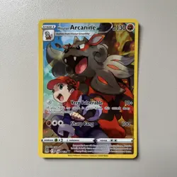 Hisuian Arcanine TG08/TG30 Lost Origin Trainer Gallery Holo Pokemon Holo - Image 1
