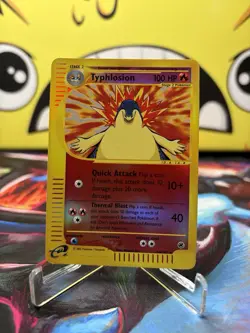 Typhlosion 64/165 Expedition Base Set Reverse Holo Rare Pokemon Card - Image 1