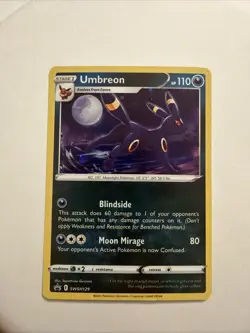Umbreon SWSH129 SWSH: Sword & Shield Promo Card Holo NEAR MINT - Image 1