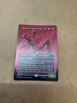 Daredevil, Man Without Fear R 0372 Foil Marvel: Suoer Hereos - MTG - Image 1