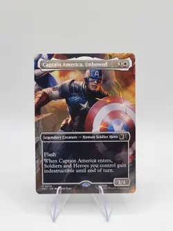Captain America, Unbowed (Borderless) Commander: Marvel Super Heroes Regular - Image 1