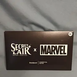 Wizards of the Coast MTG Secret Lair x Marvel Deadpool Rainbow Foil Box Sealed - Image 1