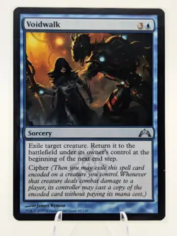 Voidwalk | MTG GTC | EDH Commander Blue Blink Flicker Cipher | Rare | LP - Image 1