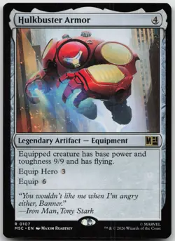 Hulkbuster Armor Commander: Marvel Super Heroes 107 NM R - Image 1