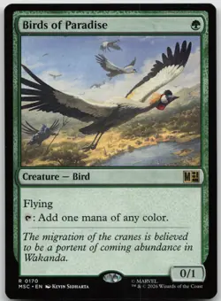 Birds of Paradise Commander: Marvel Super Heroes 170 NM R - Image 1