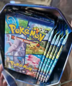 Pokemon Go Booster Pack X20 With Pikachu Tin. Official Pokemon TCG. - Image 2